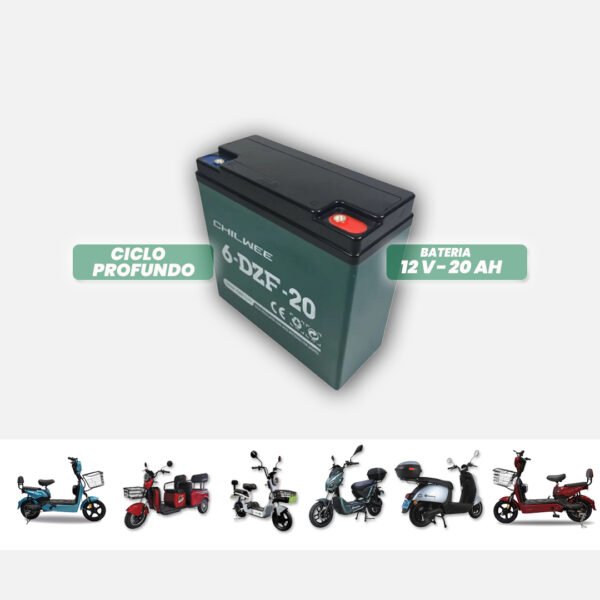 Baterías para motos eléctricas 12v 20ah