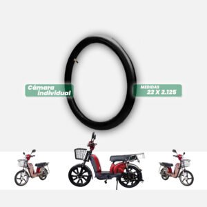 Cámara para bicicleta eléctrica aro 22 x 2.125