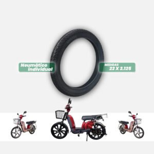 Neumático para bicicleta eléctrica aro 22 x 2.125