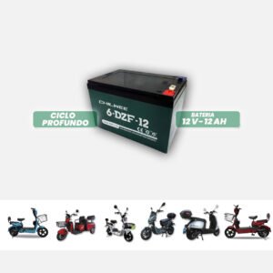 Baterías para motos eléctricas 12v 12ah