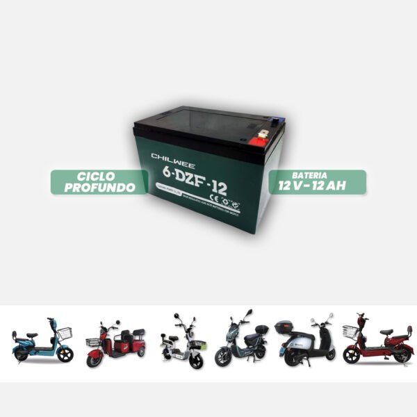 Baterías para motos eléctricas 12v 12ah
