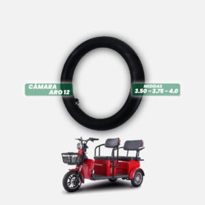 Cámara para bicimoto aro 12 3.50-3.75-4.0