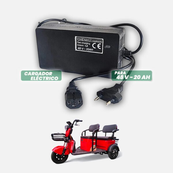 Cargador 48V-20Ah para Baterías de Plomo