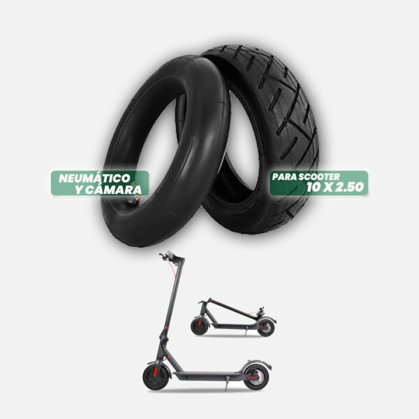 Neumático para scooter eléctrico 10 x 2.50